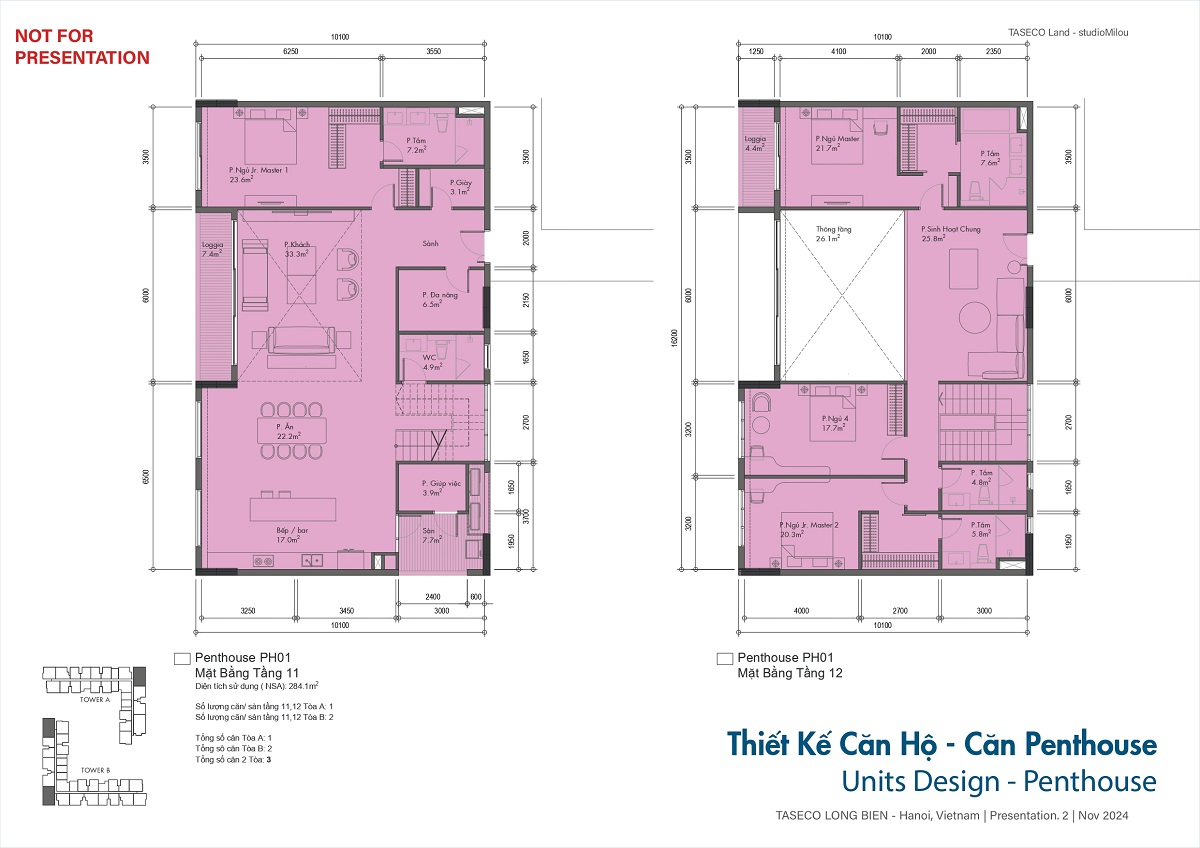 Căn hộ Duplex Taseco Long Biên